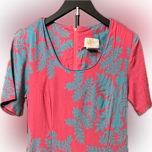 Mamo Howell Dress Muumuu Vintage 80s